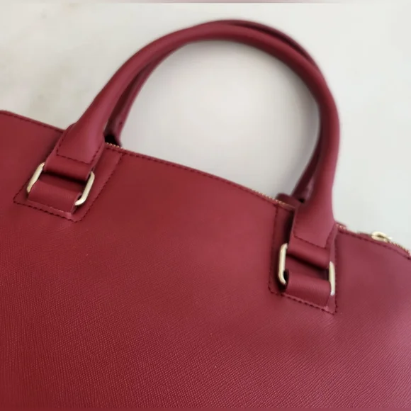 Reaction Kenneth Cole Bold Red Satchel - Picture 2 of 10